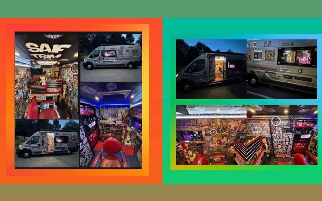 Barbershop On Wheels by Saif Trim